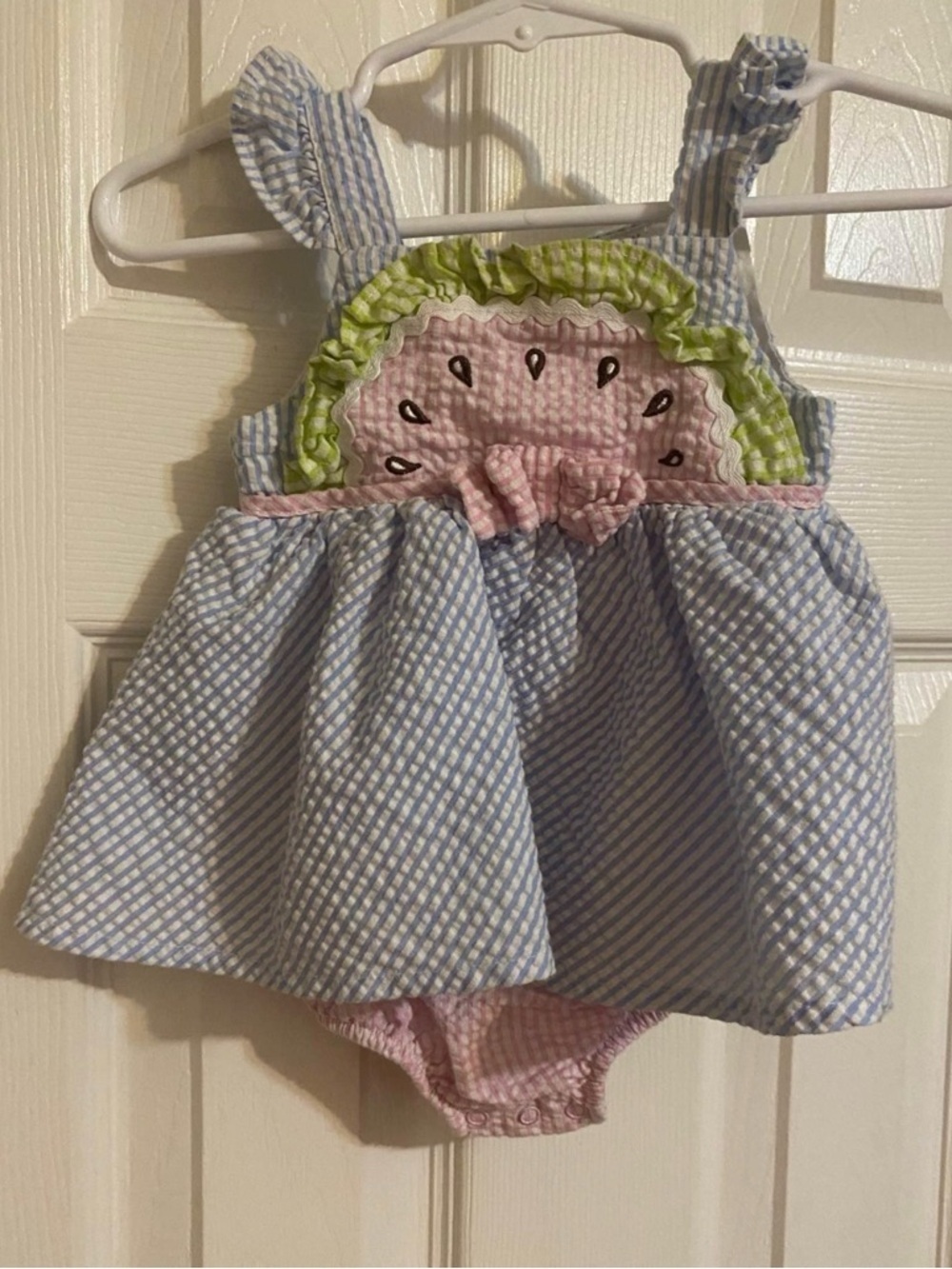Blueberi Blvd Watermelon Bubble Romper